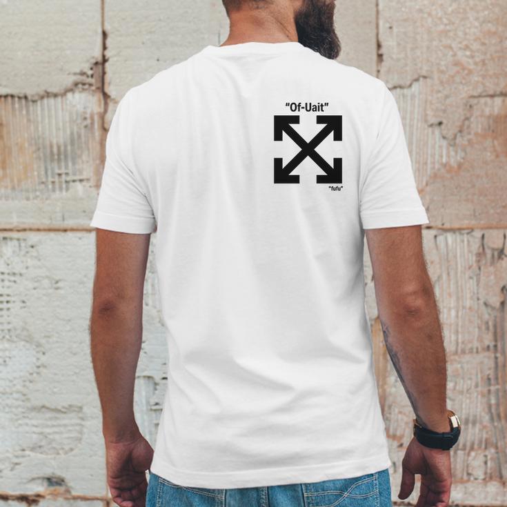 Logo Brand Off White Mens Back Print T-shirt Funny Gifts