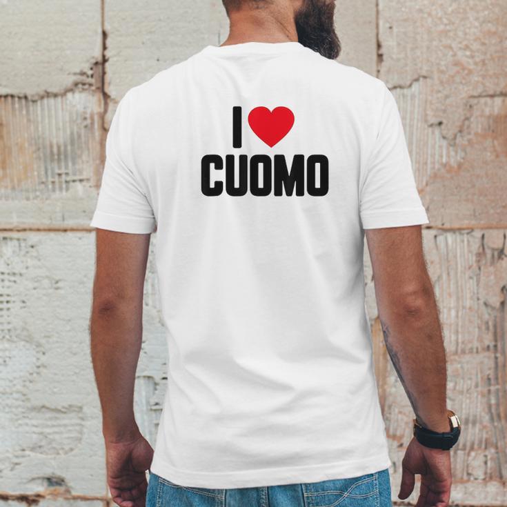 I Love Cuomo Andrew Cuomo Mens Back Print T-shirt Funny Gifts