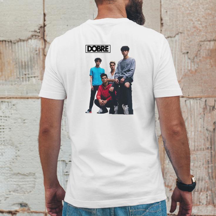 Lucas Dobre Mens Back Print T-shirt Funny Gifts