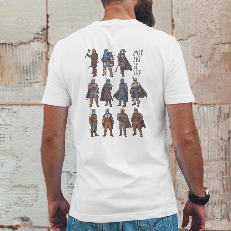 The Mandalorian Bounty Hunters This Is The Way Mens Back Print T-shirt Funny Gifts