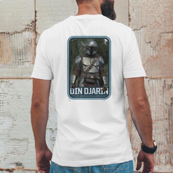 The Mandalorian Din Djarin Mens Back Print T-shirt Funny Gifts