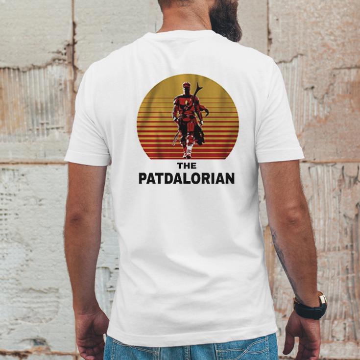 Mandalorian The Patdalorian Design Mens Back Print T-shirt Funny Gifts