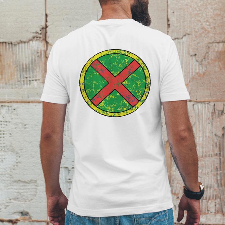 Martian Manhunter Logo Mens Back Print T-shirt Funny Gifts