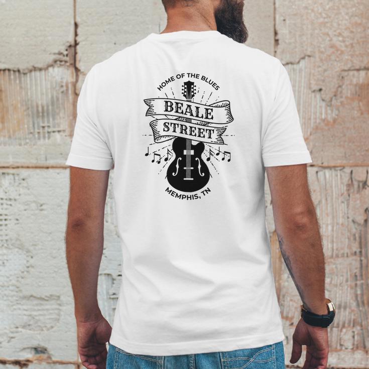 Memphis Beale Street Tn Blues Music Gift Mens Back Print T-shirt Funny Gifts