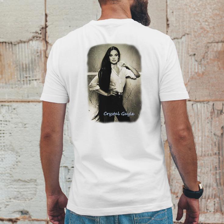 Milarois Crystal Gayle Beautiful Mens Back Print T-shirt Funny Gifts