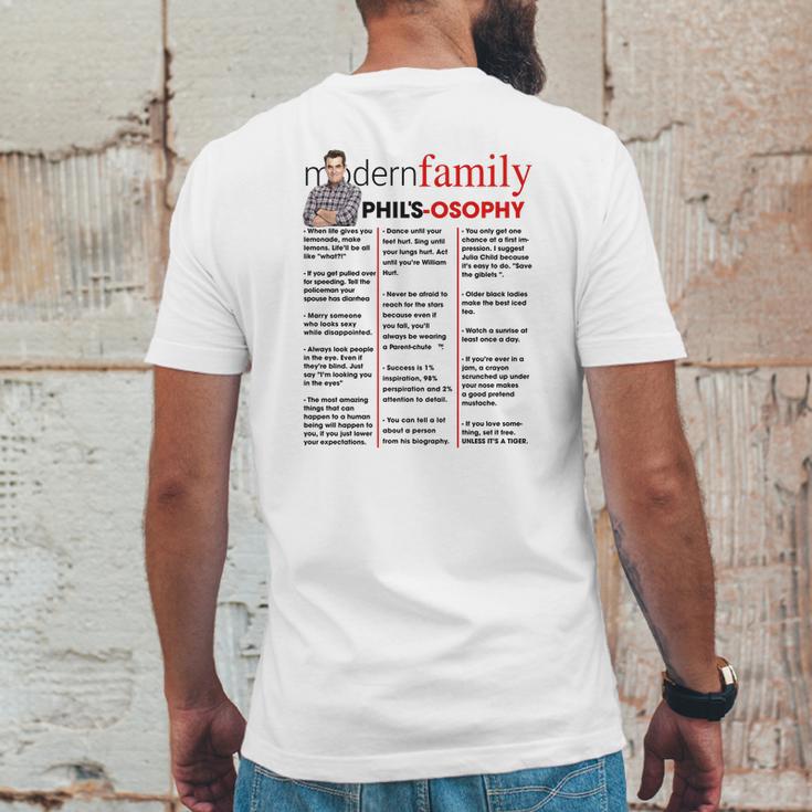 Modern Family Phils-Osophy Mens Back Print T-shirt Funny Gifts