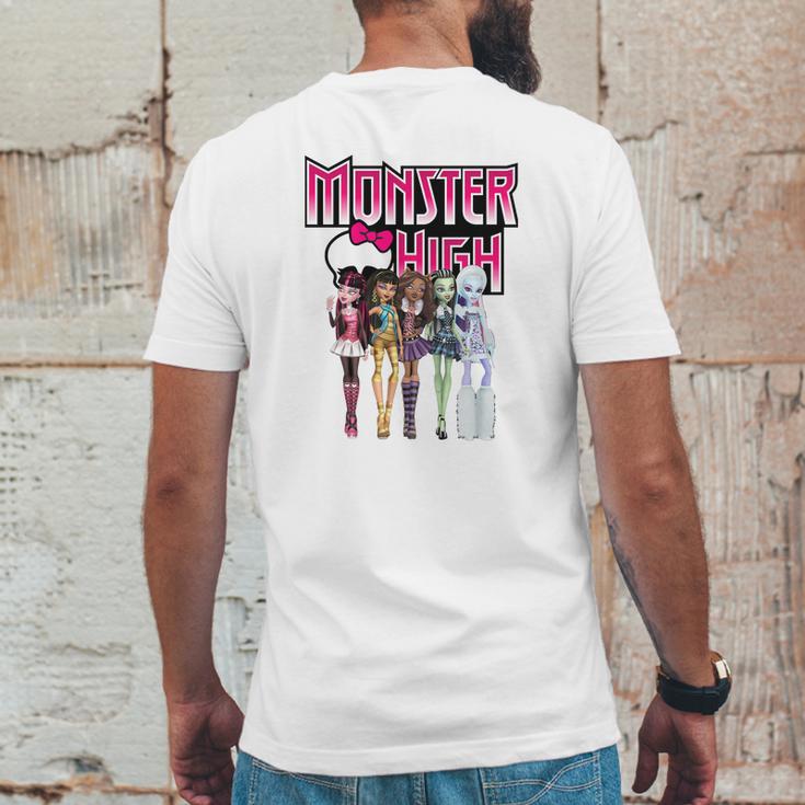 Monster High Dolls Mens Back Print T-shirt Funny Gifts