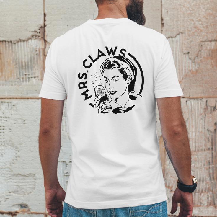 Mrs Claws White Claw Hard Seltzer Shirt Mens Back Print T-shirt Funny Gifts