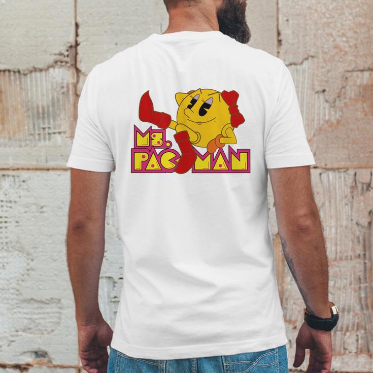 Ms Pac Man Shirt T-Shirt Mens Back Print T-shirt Funny Gifts