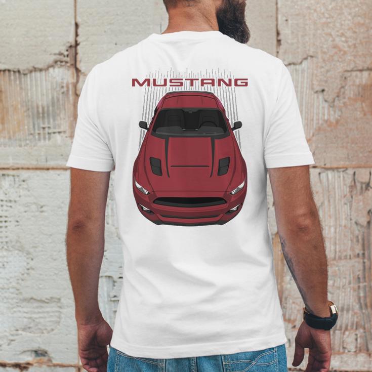 Mustang Gt Cs 2016 2017 Ruby Red Mens Back Print T-shirt Funny Gifts