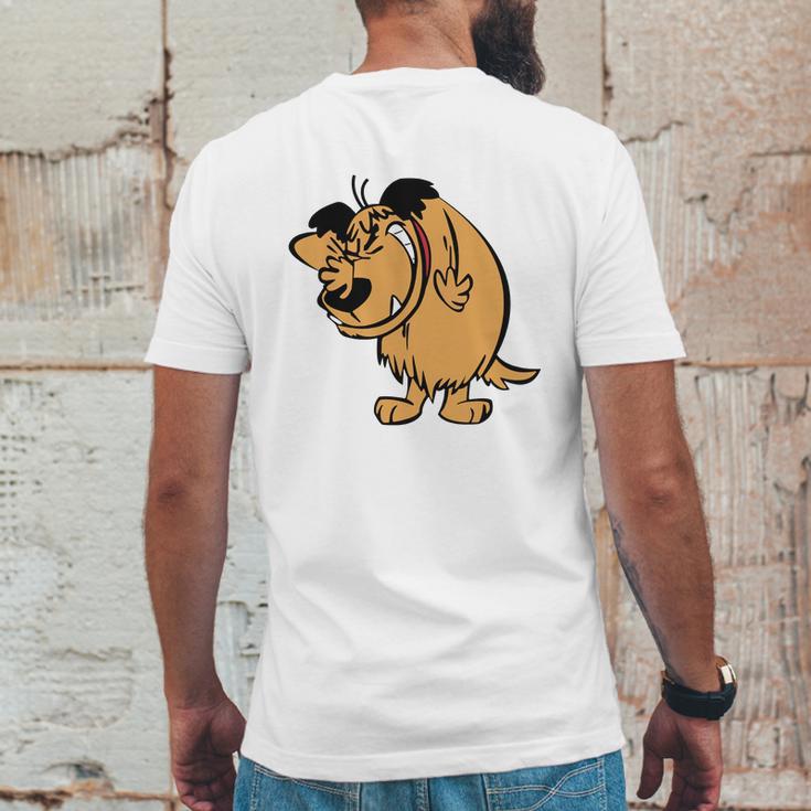 Muttley Dog Smile Mens Back Print T-shirt Funny Gifts