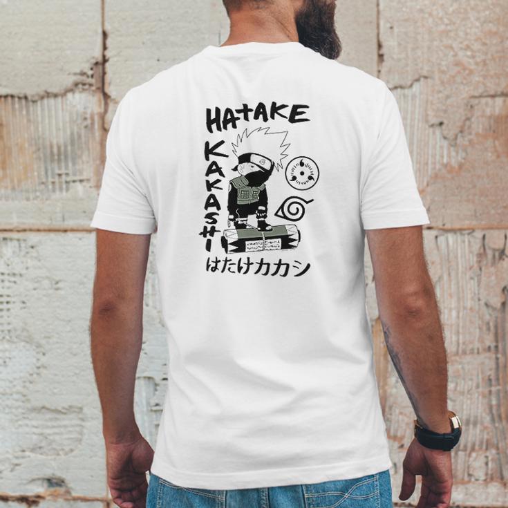 Naruto Shippuden Hatake Kakashi Mens Back Print T-shirt Funny Gifts