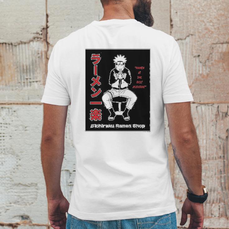 Naruto Shippuden Ichiraku Ramen Shop Mens Back Print T-shirt Funny Gifts