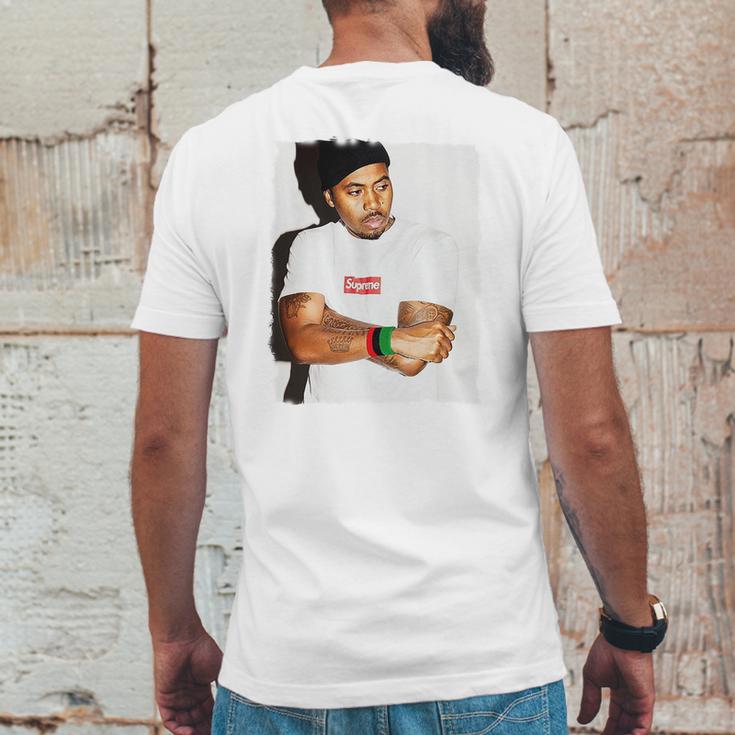 Nasty Nas Rapper Mens Back Print T-shirt Funny Gifts