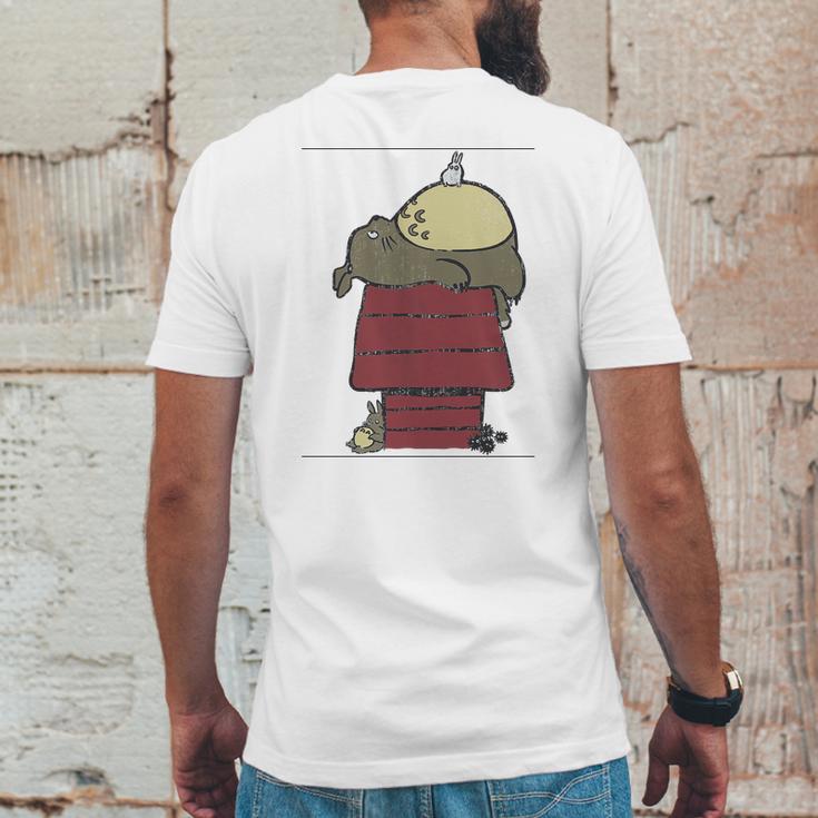 My Neighbor Peanut Totoro Snoopy Peanuts Neighbor Ghibli Japan Mens Back Print T-shirt Funny Gifts