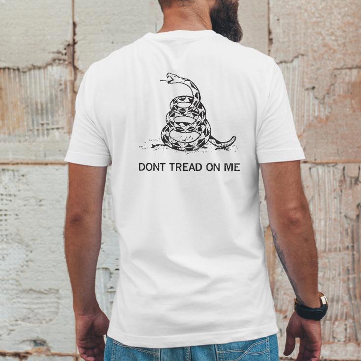 Do Not Tread On Me Mens Back Print T-shirt Funny Gifts