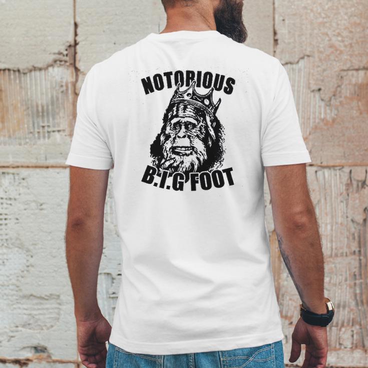 Notorious Big Bigfoot Mens Back Print T-shirt Funny Gifts