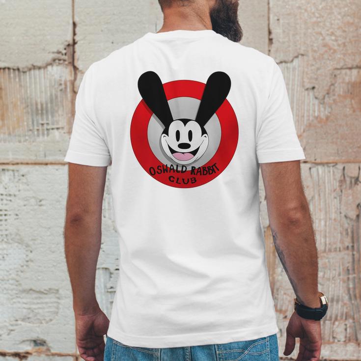 Oswald Rabbit Club Mens Back Print T-shirt Funny Gifts