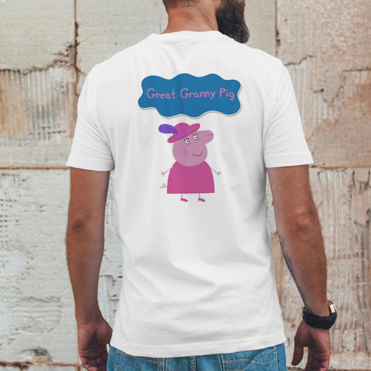 Peppa Pig Peppa Pig Shirt Granny Pig Great Granny Pig Mens Back Print T-shirt Funny Gifts