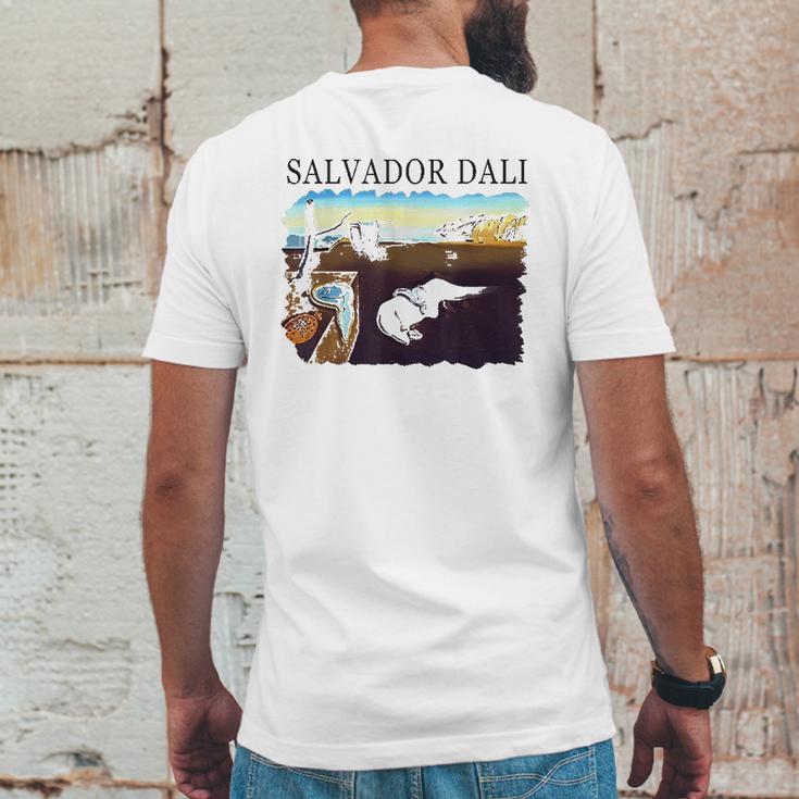 The Persistence Of Memory By Dali Mens Back Print T-shirt Funny Gifts