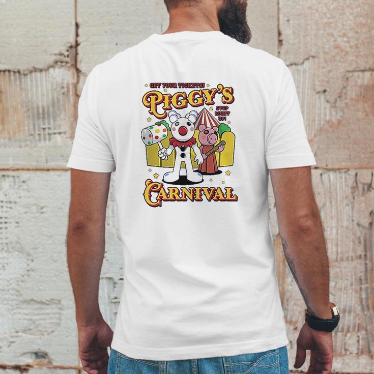 Piggy Piggy Carnival Mens Back Print T-shirt Funny Gifts