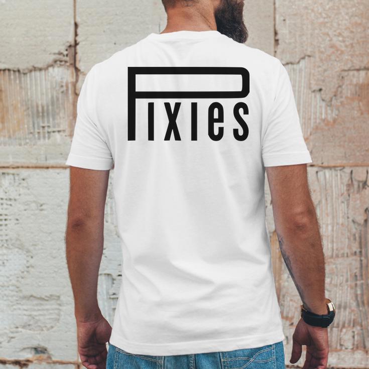 Pixies Band Logo Music Band Logo Black Mens Back Print T-shirt Funny Gifts