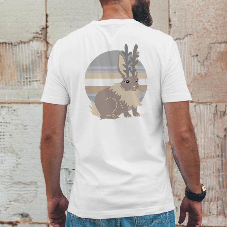 Planet Jackalope Funny Rabbit Mens Back Print T-shirt Funny Gifts