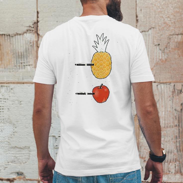 Ppap Pen Pineapple Apple Pen Mens Back Print T-shirt Funny Gifts