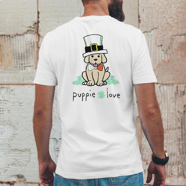 Puppie Love Dog Mens Back Print T-shirt Funny Gifts