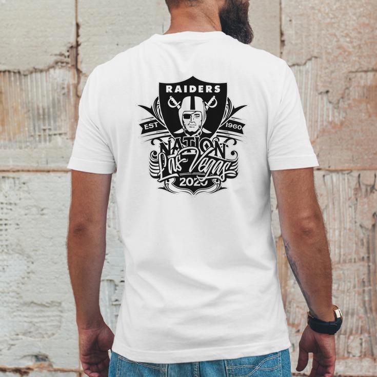 Raider Nation Las Vegas 2020 Mens Back Print T-shirt Funny Gifts