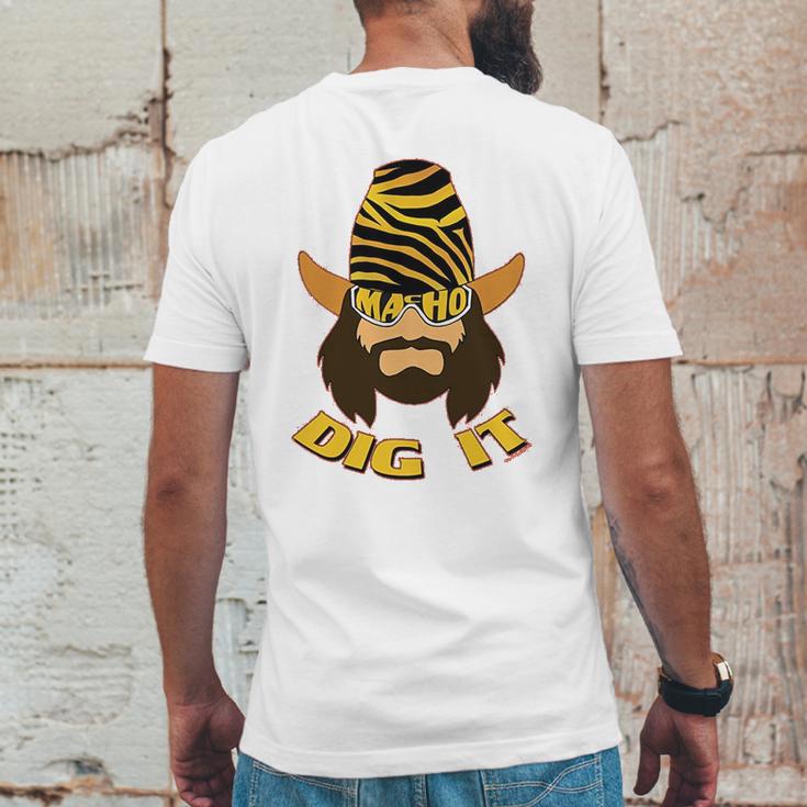 Randy Macho Man Savage Dig It Mens Back Print T-shirt Funny Gifts