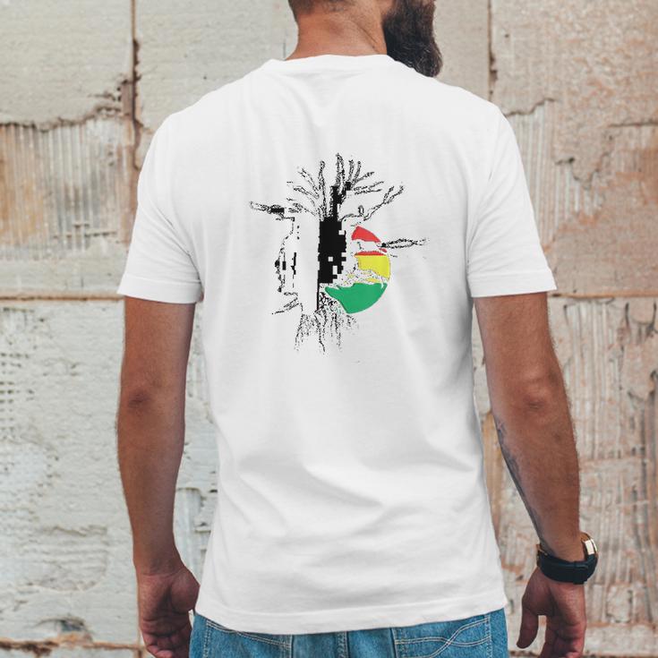 Rasta Dreads Ethiopian Flag Reggae Roots Clothing Mens Back Print T-shirt Funny Gifts