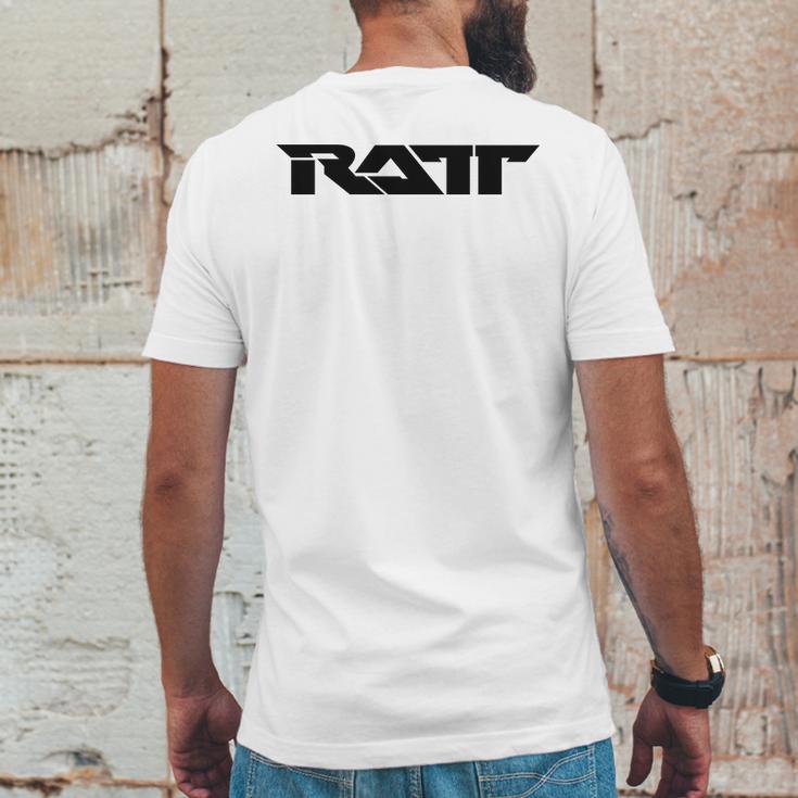 Ratt Band Logo Mens Back Print T-shirt Funny Gifts