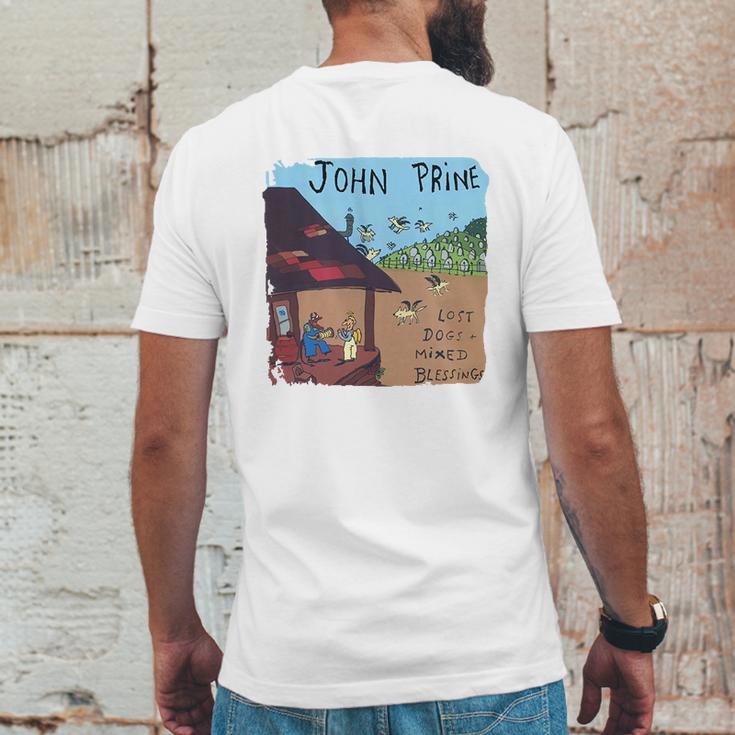 Replicatee John Prine Mens Back Print T-shirt Funny Gifts