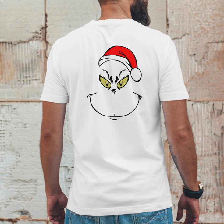 Resting Grinch Face Shirt Mens Back Print T-shirt Funny Gifts