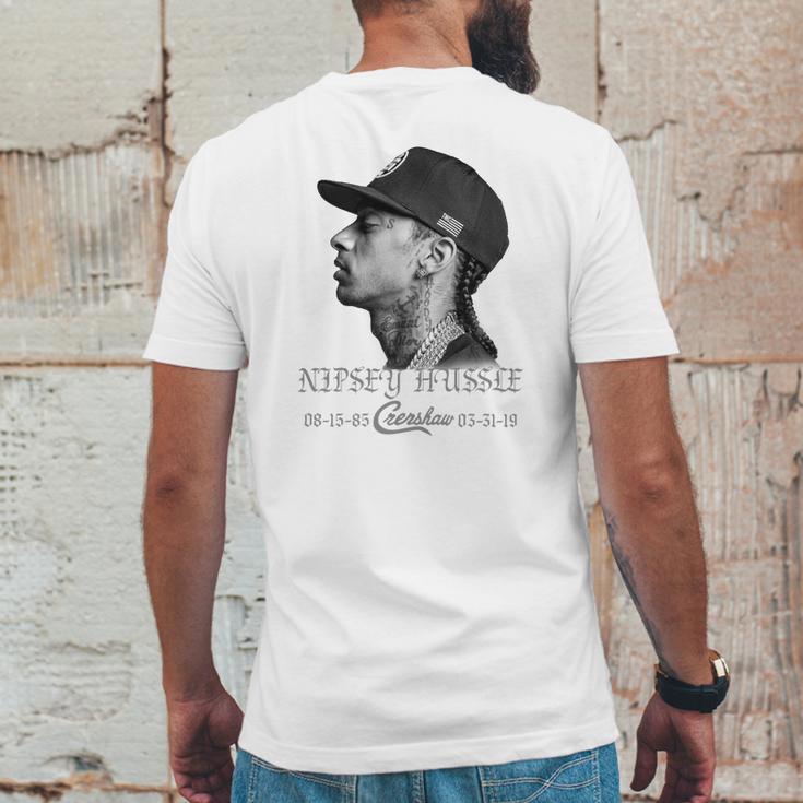 Rip Nipsey Hussle 87676 Mens Back Print T-shirt Funny Gifts