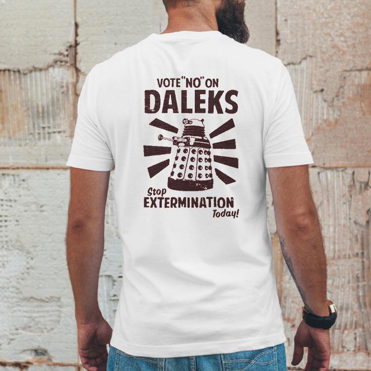 Ripple Junction Doctor Who Vote No To Daleks Adult Mens Back Print T-shirt Funny Gifts