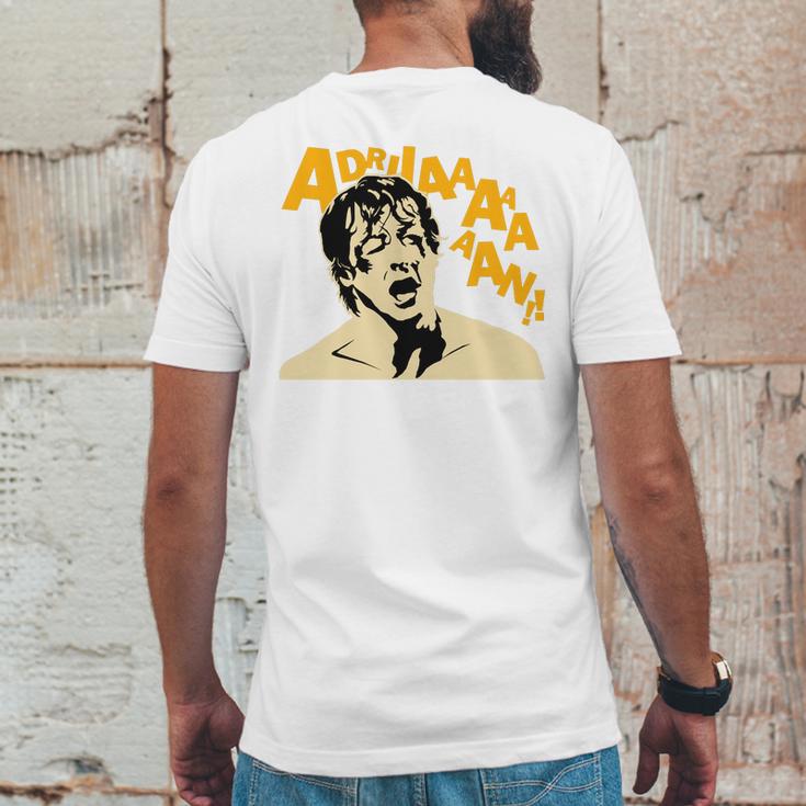 Rocky Adrian Mens Back Print T-shirt Funny Gifts