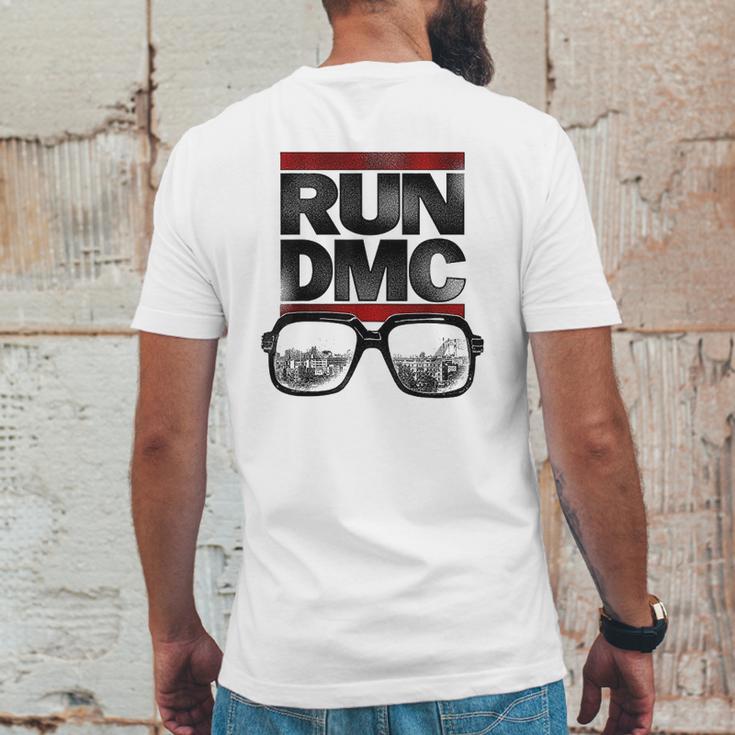 Run Dmc Official Nyc Glasses Mens Back Print T-shirt Funny Gifts