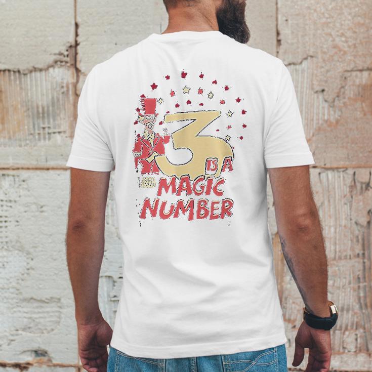 Schoolhouse Rock Three Is The Magic Number Mens Back Print T-shirt Funny Gifts