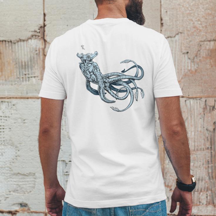 Sea Emperor Transparent Subnautica Underwater Fish Mens Back Print T-shirt Funny Gifts