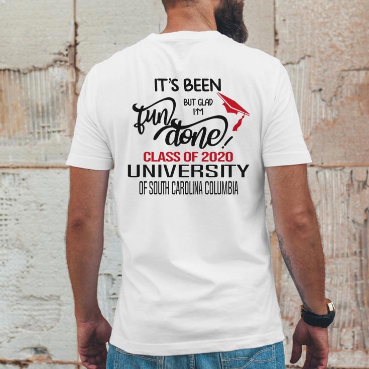 Senior 2020 Graduation Fun Done University Of South Carolina Columbia 2020 Mens Back Print T-shirt Funny Gifts