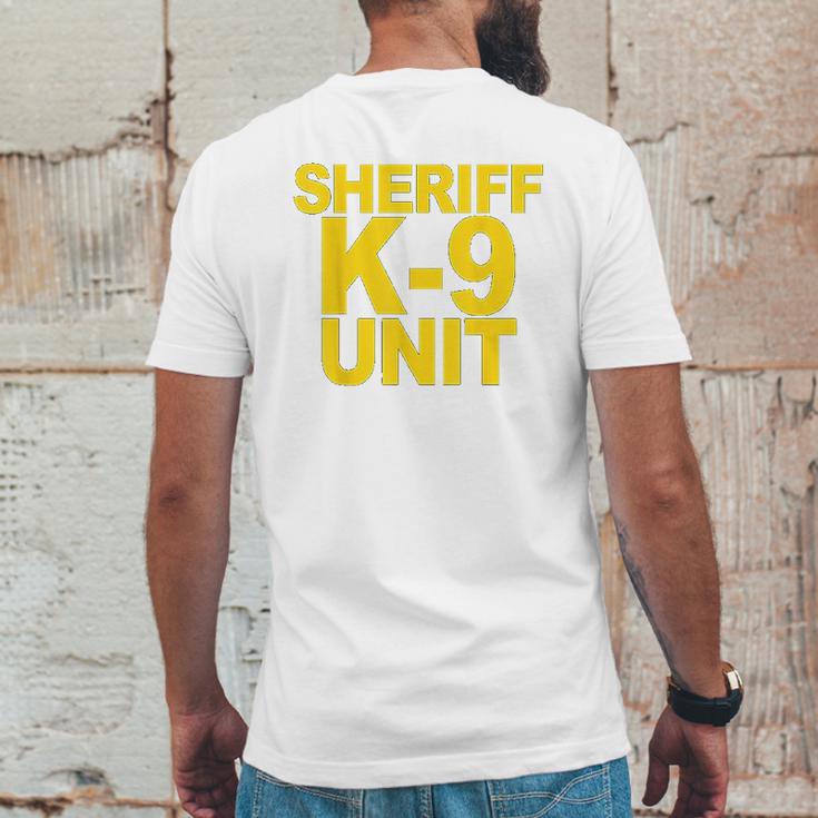 Sheriff K9 Unit Mens Back Print T-shirt Funny Gifts