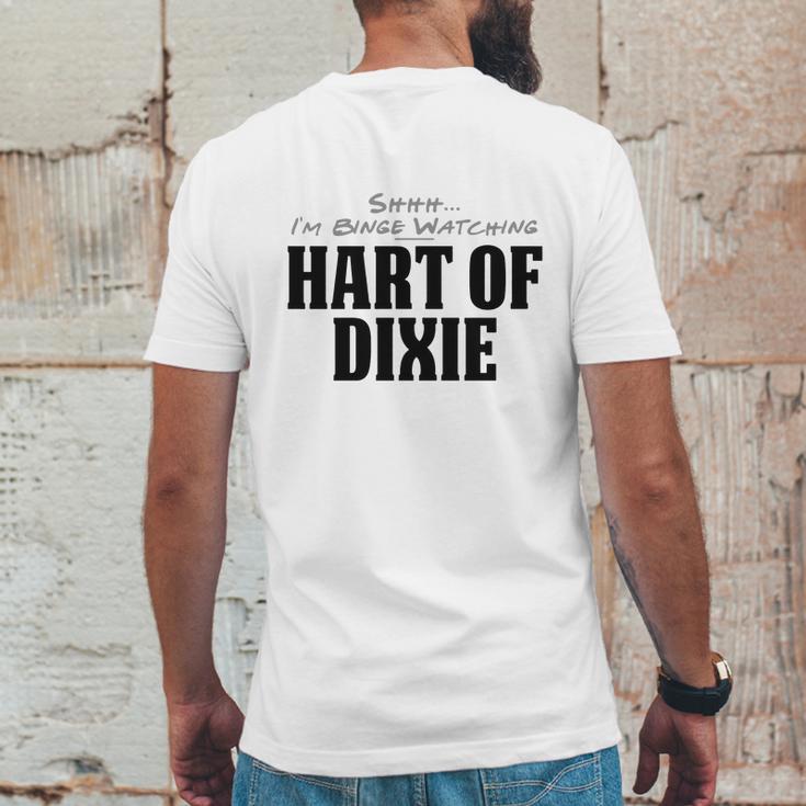 Shhh Ix27m Binge Watching Hart Of Dixie Dog Tags Mens Back Print T-shirt Funny Gifts