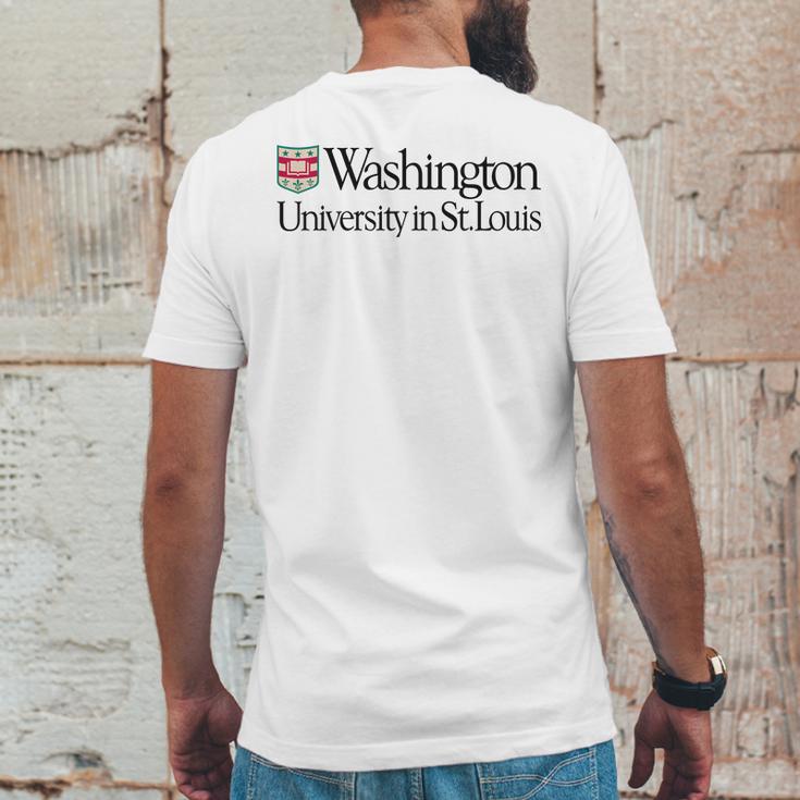 Simple Logo Washington University St Louis 2020 Mens Back Print T-shirt Funny Gifts