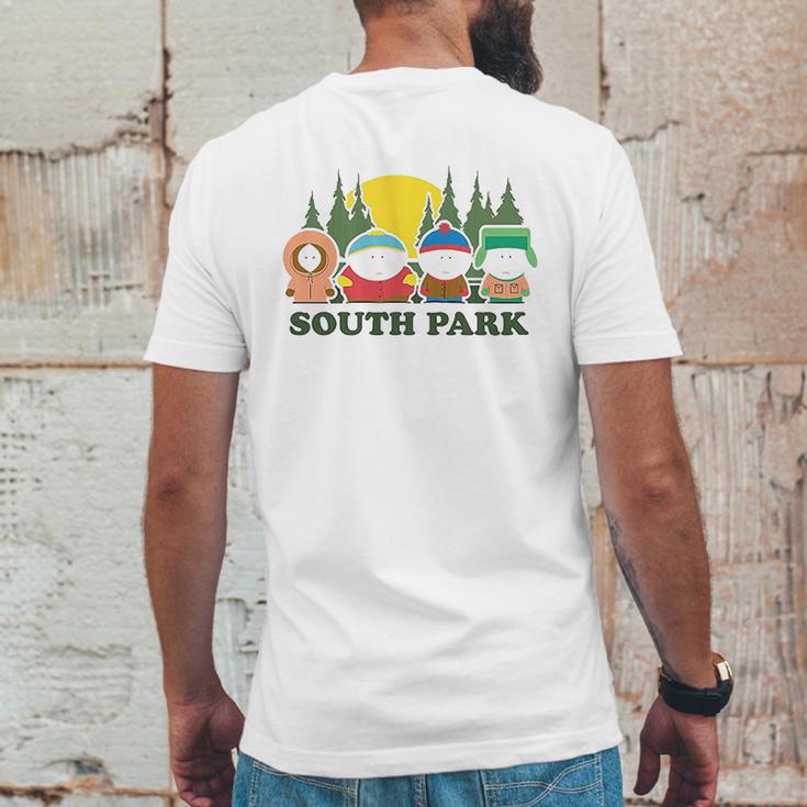 South Park Cartman Kenny Mens Back Print T-shirt Funny Gifts