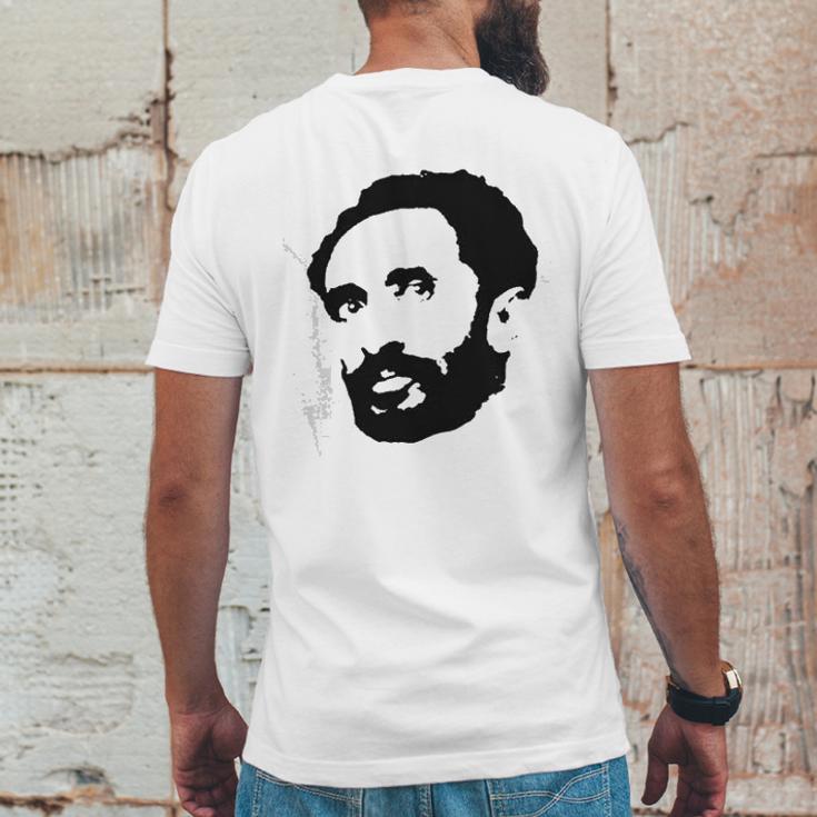 Spreadshirt Haile Selassie Mens Back Print T-shirt Funny Gifts