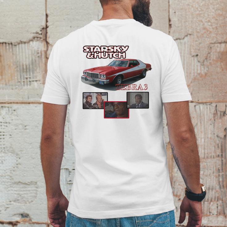 Starsky And Hutch Ford Gran Torino Mens Back Print T-shirt Funny Gifts