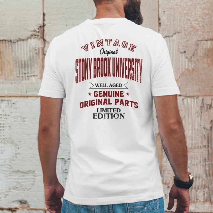 Stony Brook University Well Aged Vintage Original Parts 2020 Mens Back Print T-shirt Funny Gifts