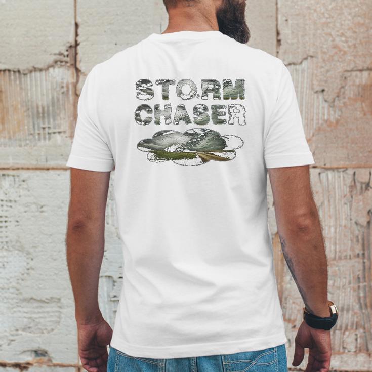 Storm Chasers Gift Idea Tornado Chasers Gear Mens Back Print T-shirt Funny Gifts